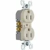 Legrand® Trademaster® Tamper Resistant Duplex Receptacle, 15A, 125V, Light Almond - Pkg Qty 10 -Switches, Receptacles & Sensors Sales LG7 3232TRLA 1