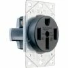 Legrand® Power Outlet, 50A, 125V, Black -Switches, Receptacles & Sensors Sales LG7 3894 1