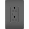 Legrand® Radiant® Tamper Resistant Outlet, Double Pole, 15A, 125V, Black - Pkg Qty 10 -Switches, Receptacles & Sensors Sales LG7 885TRBK 1
