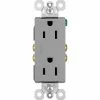 Legrand® Radiant® Tamper Resistant Outlet, Double Pole, 15A, 125V, Gray - Pkg Qty 10 -Switches, Receptacles & Sensors Sales LG7 885TRGRY 1