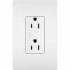 Legrand® Radiant® Outlet, Double Pole, 15A, 125V, White - Pkg Qty 10