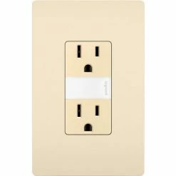 Legrand® Radiant® Tamper Resistant Outlet, 15A, Light Almond - Pkg Qty 6