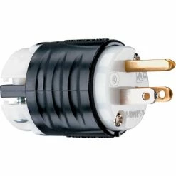 Legrand® Double Pole Plug, 3W, 15A, 125V, Black - Pkg Qty 10