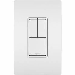 Legrand® Radiant® 2 Single Pole Switches, 3 Way Switch, White