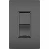 Legrand® Radiant® Two Single Pole 3 Way Switches, Black -Switches, Receptacles & Sensors Sales LG7 RCD33BK 1
