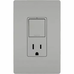 Legrand® Radiant® Single Pole 3 Way Switch, 15A, Tamper-Resistant, Gray