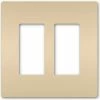 Legrand® Radiant® Two Gang Screwless Wall Plate, Ivory -Switches, Receptacles & Sensors Sales LG7 RWP262I 1