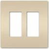 Legrand® Radiant® Two Gang Screwless Wall Plate, Light Almond -Switches, Receptacles & Sensors Sales LG7 RWP262LA 1