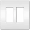Legrand® Radiant® Two Gang Screwless Wall Plate, White -Switches, Receptacles & Sensors Sales LG7 RWP262W 1