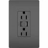 Legrand® Duplex USB 3.1 Outlet, 15A, Black -Switches, Receptacles & Sensors Sales LG7 TM826USBBK 1
