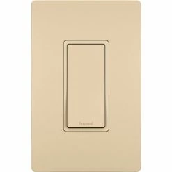 Legrand® Radiant® Single Pole Switch, 1 Pole, 15A, 120/277V, Ivory - Pkg Qty 10