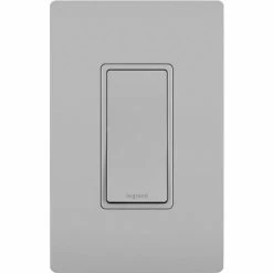 Legrand® Radiant® Single Pole 3 Way Switch, 15A, 120/277V, Gray - Pkg Qty 10