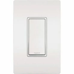 Legrand® Radiant® Single Pole 3 Way Switch, 15A, 120/277V, White - Pkg Qty 10