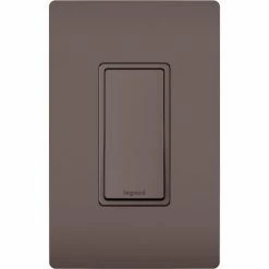 Legrand® Radiant® Single Pole 3 Way Switch, 15A, 120/277V, Brown - Pkg Qty 10