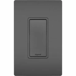 Legrand® Radiant® Single Pole 4 Way Switch, 15A, 120/277V, Black - Pkg Qty 10