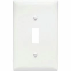 Legrand® Trademaster Toggle Switch Opening W/ One Gang, White - Pkg Qty 25