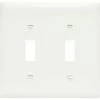 Legrand® Trademaster® Toggle Switch Opening Wall Plate W/ Two Gangs, White - Pkg Qty 20 2 Legrand® Trademaster® Toggle Switch Opening Wall Plate W/ Two Gangs, White - Pkg Qty 20 -Switches, Receptacles & Sensors Sales LG7 TP2W 1
