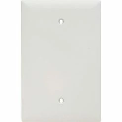 Legrand® Trademaster® Box Mounted Blank Wall Plate W/ One Gang, White - Pkg Qty 20