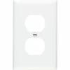 Legrand® Trademaster® Duplex Receptacle Openings Wall Plate W/ One Gang, White - Pkg Qty 20 -Switches, Receptacles & Sensors Sales LG7 TPJ8W 1