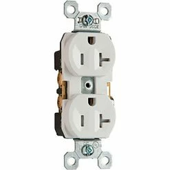 Legrand® Tamper-Resistant Commercial Grade Receptacles, 20A, 125V, White - Pkg Qty 10