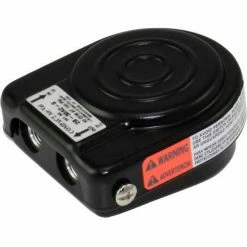 Linemaster 3B-30A2-S Airval Foot Switch, 3-Way Momentary, Black, Steel