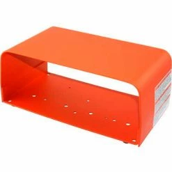 Linemaster 522-B12 Foot Switch Guard, Orange, Steel