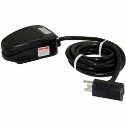Linemaster 632-SC3 Clipper Foot Switch, Momentary, Black, Cast Iron