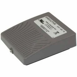 Linemaster 72 Executive Foot Switch, Momentary, Gray, Die Cast Zinc