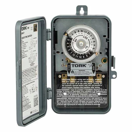 NSI TORK® 1101B-P 24 Hour Time Switch, 40A, 120V, SPST, Indoor/Outdoor Plastic Enclosure 3 NSI TORK® 1101B-P 24 Hour Time Switch, 40A, 120V, SPST, Indoor/Outdoor Plastic Enclosure