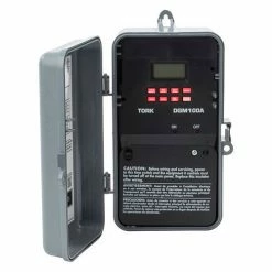 NSI Industries NSI TORK® DGM100A 7 Day Digital Timer w/Holiday & Mommentary Output, 1 Chan, 20A, 120-277V