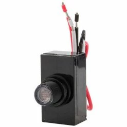 NSI TORK® 3002 Photocontrol Button Flush Mount, On 1-5fc/Off 3-15fc, 9"Leads, 208-277V