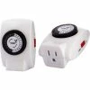 NSI TORK® 402B 24 Hour Plug-In Timer Single Grounded Outlet, 125V, Indoor, 30 Minute Tabs -Switches, Receptacles & Sensors Sales NSI 402A