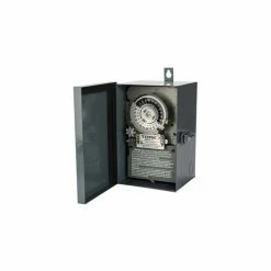 NSI TORK® 7300 24 Hour Skip A Day Time Switch, 40A, 120V, 3PST, Indoor/Outdoor Metal Enclosure