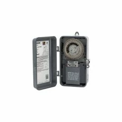 NSI TORK® 8001U 24 Hour Cycle Timer, 20A, 480V, SPDT, Indoor Metal Enclosure