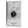NSI TORK® C502H 2 Hour Spring Wound Twist Timer 125-277V SPDT Metal Wallplate -Switches, Receptacles & Sensors Sales NSI C502H