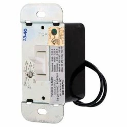 NSI TORK® SS20 Interval Wall Timer 18 Hour Maximum 3-Way, 12-150W, 24-277V, White