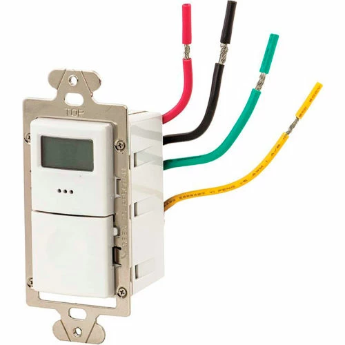 NSI TORK® SS403 Interval Wall Timer, 24 Hour Maximum, No Neutral, 3-Way, 15A, 120-277V, White 3 NSI TORK® SS403 Interval Wall Timer, 24 Hour Maximum, No Neutral, 3-Way, 15A, 120-277V, White