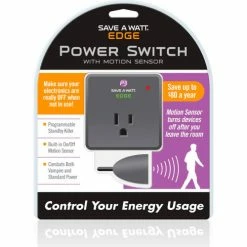 P3 International P4170 Save A Watt® Edge, 2-1/2"L x 2-1/2"W x 2-2/7"H, 10A, Gray