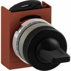 ABB Toggle Switch, 22mm, Black Plastic, 3 Positions