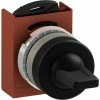 ABB Toggle Switch, 22mm, Satin Chrome Metal, 2 Positions -Switches, Receptacles & Sensors Sales SPN P9M CD