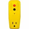 Right Angle GFCI Outlet Adapter, Auto Reset, 15A -Switches, Receptacles & Sensors Sales T06 30339005